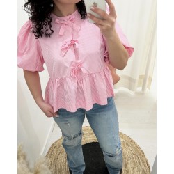 BLUSA CUADROS ROSA BY MUSE
