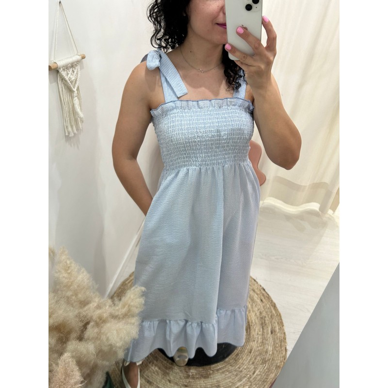 VESTIDO TIRANTES AZUL BY MUSE