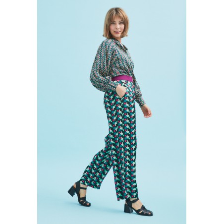 PANTALON NEPTUNO UFO VERDE BY SMILE