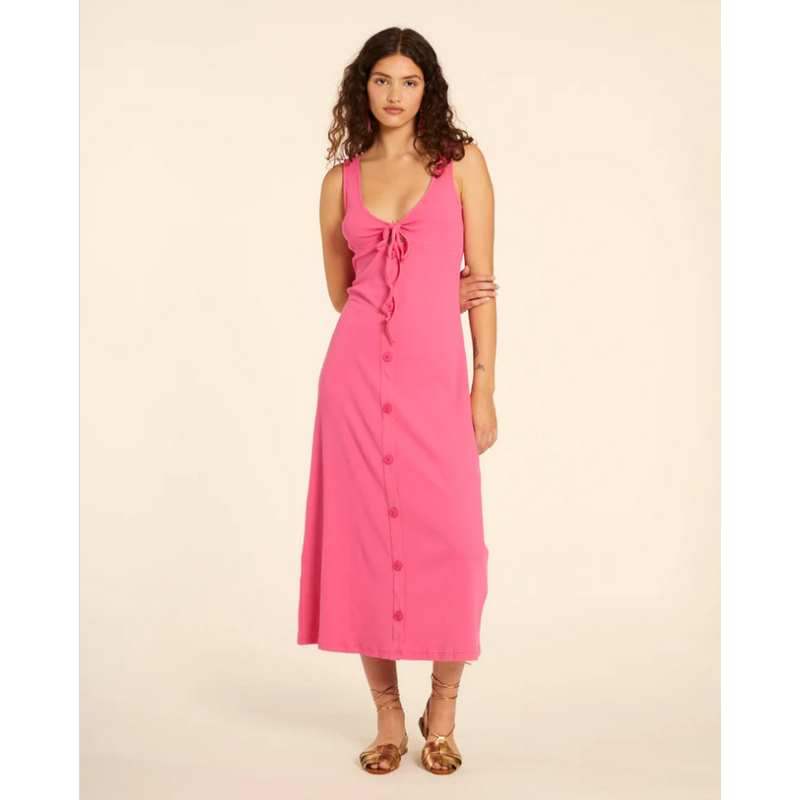 VESTIDO CANALE CUT OUT PINK BY PEPALOVES MABELLE TALLA XS