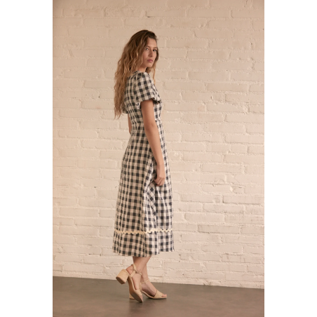 VESTIDO LAURA ANTRACITA BY MAGGIE SWEET