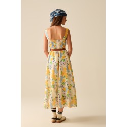 VESTIDO BLANCO MAXI LIMONES BY Q2