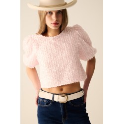 TOP ROSA LENTEJUELAS BY Q2