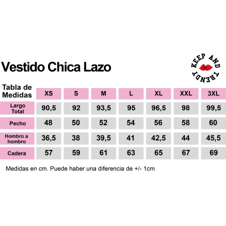 VESTIDO CHICA LAZO BY KEEP &TRENDY
