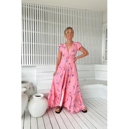 VESTIDO LARGO ROMI WILD BERRY BY JAASE