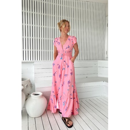 VESTIDO LARGO ROMI WILD BERRY BY JAASE