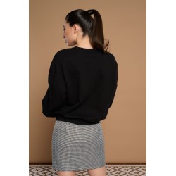 SUDADERA BLACK ROSE BY MINUETO