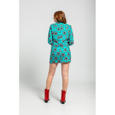 Mini falda sixty de estampado de estrellas Bowie by Lolina