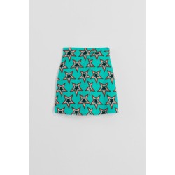 Mini falda sixty de estampado de estrellas Bowie by Lolina