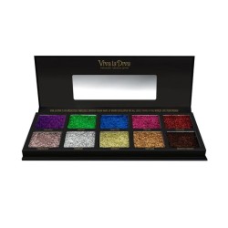 PALETA SOMBRAS GLITTER BOMB BY VIVA LA DIVA