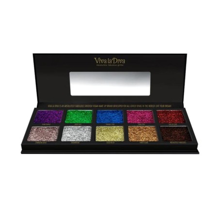 PALETA SOMBRAS GLITTER BOMB BY VIVA LA DIVA