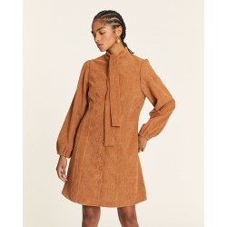 VESTIDO DE PANA CON LAZADA TOFFE BY PEPALOVES