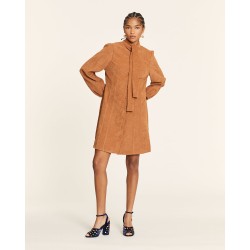 VESTIDO DE PANA CON LAZADA TOFFE BY PEPALOVES