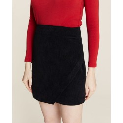 FALDA MINI DE PANA NEGRA BY PEPALOVES