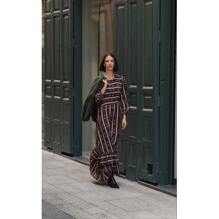 VESTIDO CHARLOTTE RAYAS BY CASTAÑO DE INDIAS