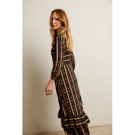 VESTIDO CHARLOTTE RAYAS BY CASTAÑO DE INDIAS