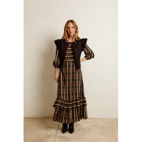 VESTIDO CHARLOTTE RAYAS BY CASTAÑO DE INDIAS