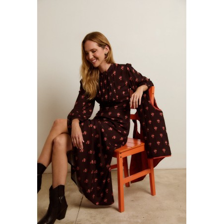 VESTIDO MARAIS MARRÓN BY CASTAÑO DE INDIAS