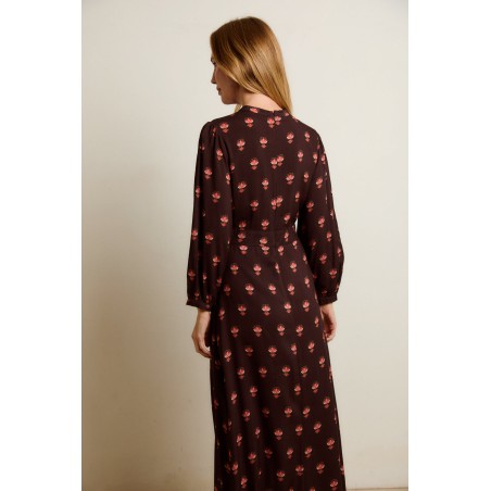 VESTIDO MARAIS MARRÓN BY CASTAÑO DE INDIAS