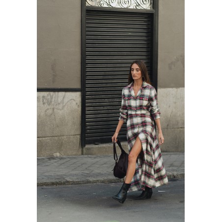 VESTIDO TOULOUSE CUADROS BY CASTAÑO DE INDIAS