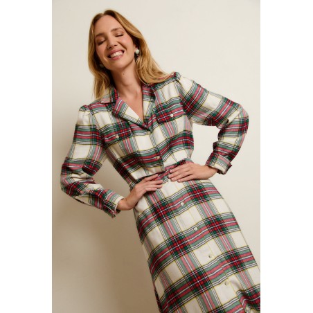 VESTIDO TOULOUSE CUADROS | MABELLE