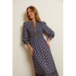VESTIDO FESTIVAL AZUL BY CASTAÑO DE INDIAS