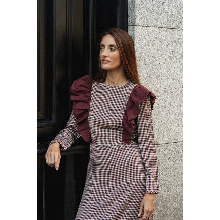 VESTIDO MARILYN BURDEOS BY CASTAÑO DE INDIAS