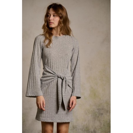 VESTIDO GALA GRIS BY MAGGIE SWEET