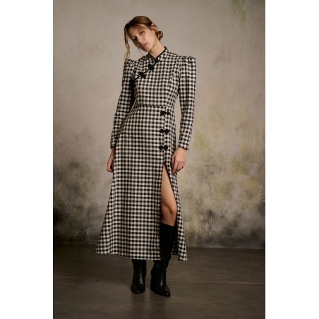 Vestido Rita Blanco/Negro by Maggie Sweet