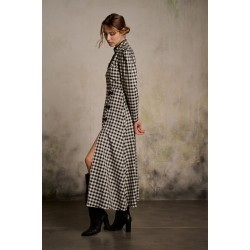 Vestido Rita Blanco/Negro by Maggie Sweet