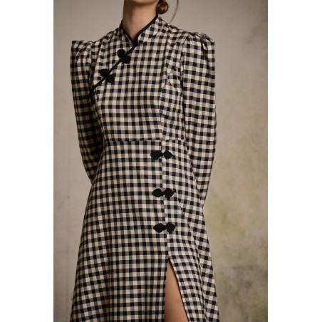 Vestido Rita Blanco/Negro by Maggie Sweet