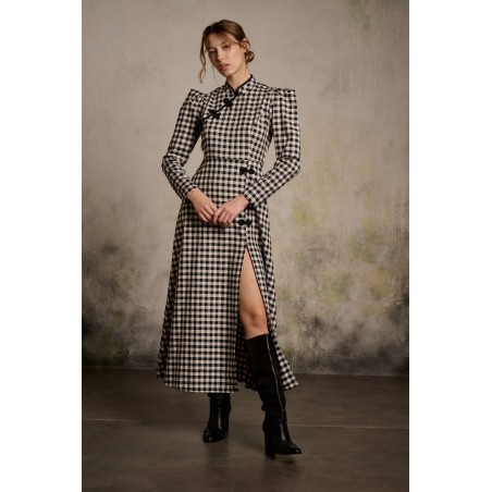 Vestido Rita Blanco/Negro by Maggie Sweet