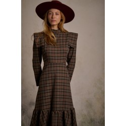 Vestido Soraya cuadro By Maggie Sweet