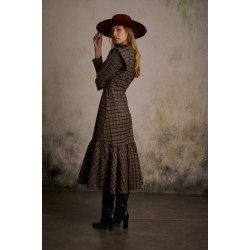 Vestido Soraya cuadro By Maggie Sweet