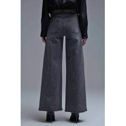 VAQUEROS NEGROS DE PATA ANCHA BY Q2