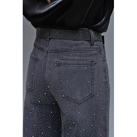 VAQUEROS NEGROS DE PATA ANCHA BY Q2