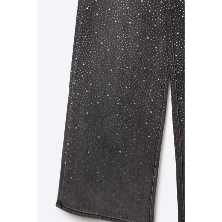 VAQUEROS NEGROS DE PATA ANCHA BY Q2