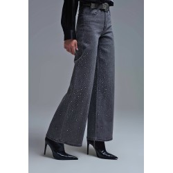 VAQUEROS NEGROS DE PATA ANCHA BY Q2