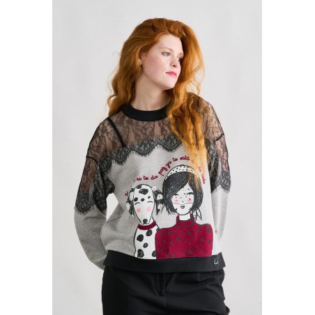 SUDADERA DÁLMATA BY ANABEL LEE