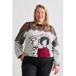 SUDADERA DÁLMATA BY ANABEL LEE