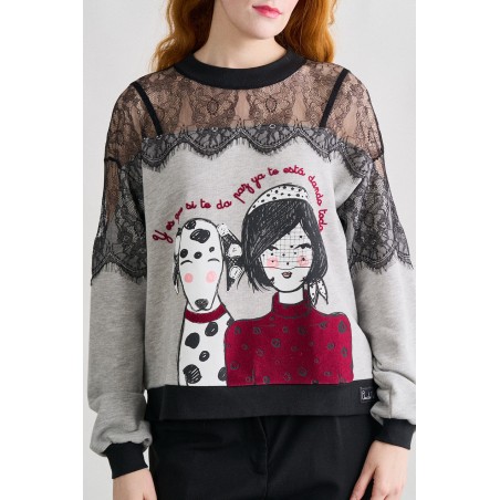 SUDADERA DÁLMATA BY ANABEL LEE