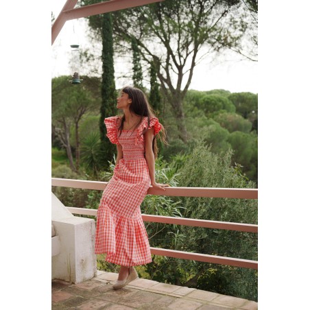 VESTIDO DALIA VICHY BY CASTAÑO DE INDIAS