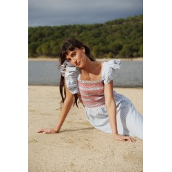 VESTIDO DALIA RAYAS BY CASTAÑO DE INDIAS