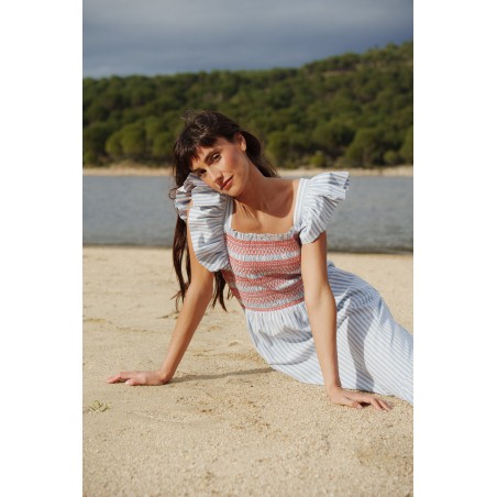 VESTIDO DALIA RAYAS BY CASTAÑO DE INDIAS