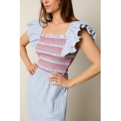 VESTIDO DALIA RAYAS BY CASTAÑO DE INDIAS