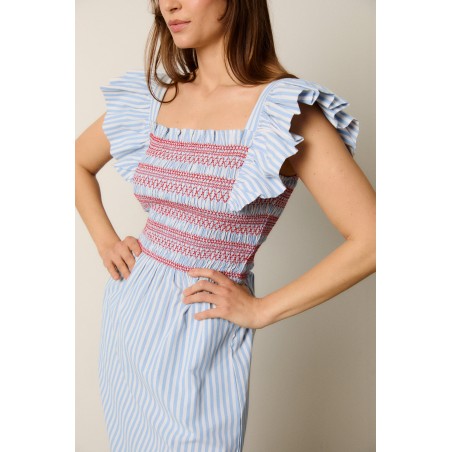 VESTIDO DALIA RAYAS BY CASTAÑO DE INDIAS