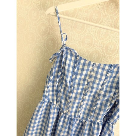 VESTIDO ALICIA VICHY AZUL