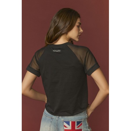 BLUE LARRY TOP BY MINUETO