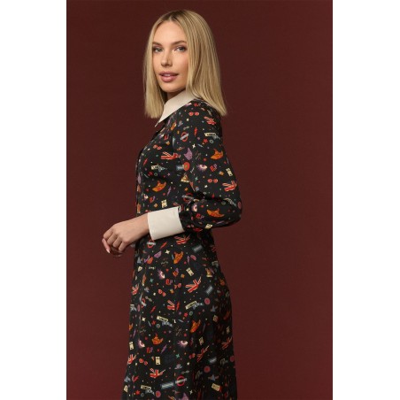 BEATTLE DRESS BY MINUETO
