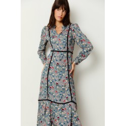 VESTIDO GRETA ANTRACITA BY CASTAÑO DE INDIAS